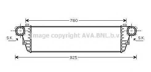 AVA QUALITY COOLING MSA4297 Интеркулер