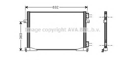 AVA QUALITY COOLING RTA5339 Конденсатор, кондиционер AVA QUALITY COOLING RTA5339 Конденсатор, кондиционер