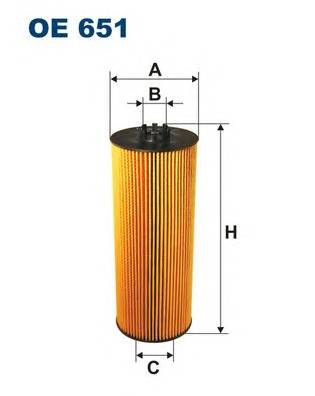 FILTRON OE651 Масляний фільтр FILTRON OE651 Масляний фільтр