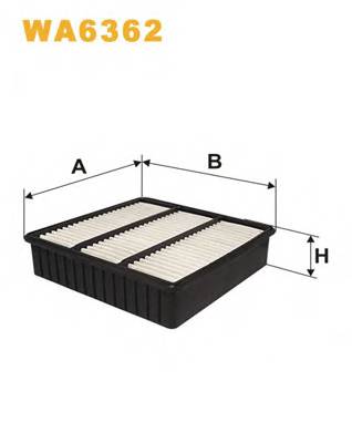 WIX FILTERS WA6362 Воздушный фильтр WIX FILTERS WA6362 Воздушный фильтр