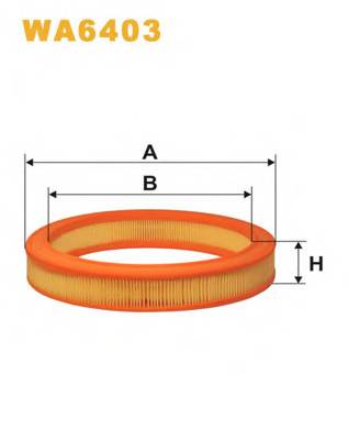 WIX FILTERS WA6403 Воздушный фильтр WIX FILTERS WA6403 Воздушный фильтр
