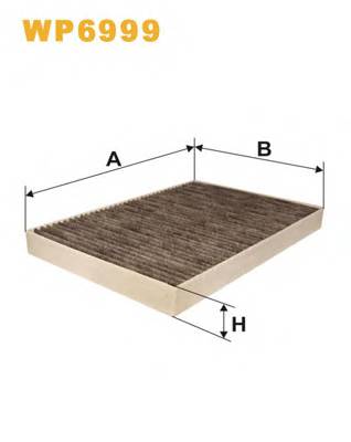 WIX FILTERS WP6999 Фильтр, воздух во внутренно
