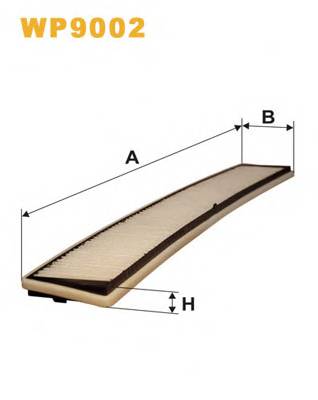 WIX FILTERS WP9002 Фільтр, повітря у внутрішнь...