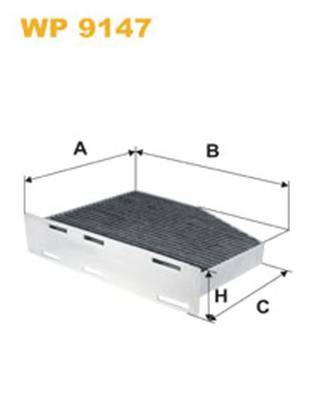 WIX FILTERS WP9147 Фильтр, воздух во внутренно