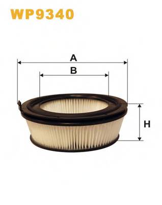 WIX FILTERS WP9340 Фильтр, воздух во внутренно