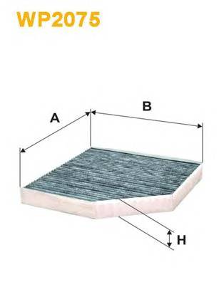 WIX FILTERS WP2075 Фильтр, воздух во внутренно