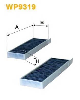 WIX FILTERS WP9319 Фильтр, воздух во внутренно