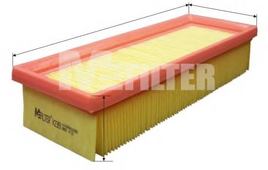 MFILTER K239 Фільтр салону MFILTER K239 Фільтр салону