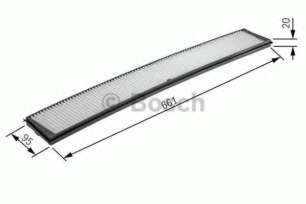 BOSCH 1 987 432 336 Фильтр, воздух во внутренно...