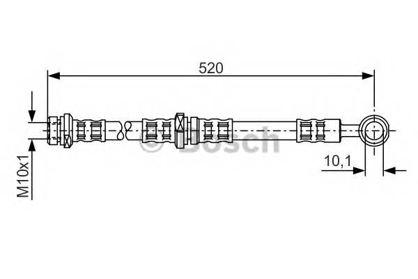 BOSCH 1 987 476 768 Тормозной шланг