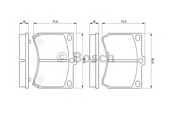 BOSCH 0 986 460 974 Комплект тормозных колодок... BOSCH 0 986 460 974 Комплект тормозных колодок...