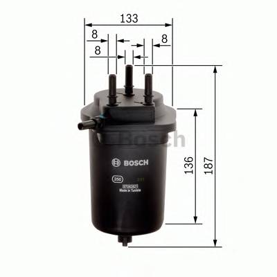 BOSCH F 026 402 073 Топливный фильтр