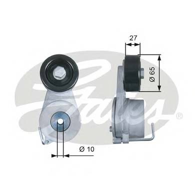 GATES T39275 Натяжний ролик, поліклінов... GATES T39275 Натяжний ролик, поліклінов...