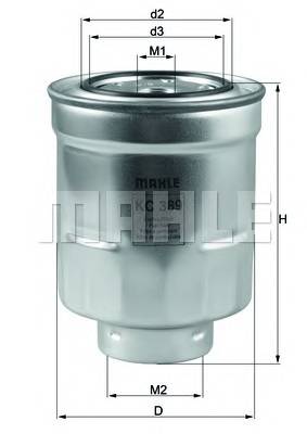 KNECHT KC 389 Топливный фильтр KNECHT KC 389 Топливный фильтр