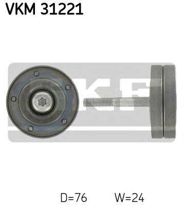 SKF VKM 31221 Паразитный / ведущий ролик, 