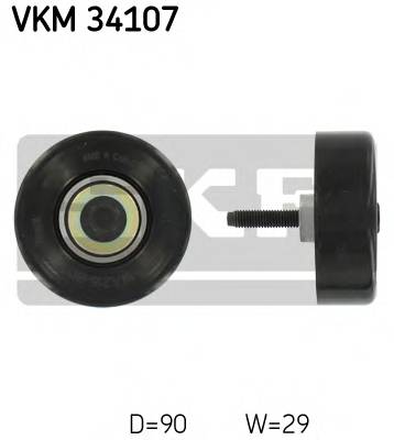 SKF VKM 34107 Паразитный / ведущий ролик, 