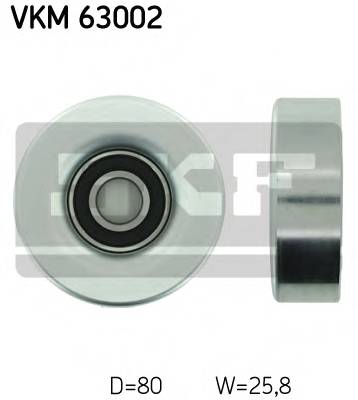 SKF VKM 63002 Паразитный / ведущий ролик, 