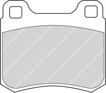 FERODO FDB979 Комплект тормозных колодок...