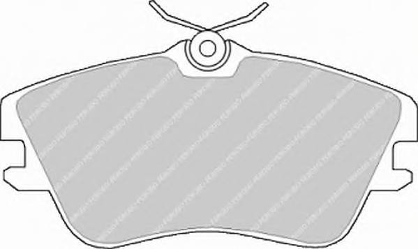 FERODO FVR970 Комплект тормозных колодок...