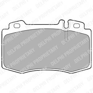 DELPHI LP1828 Комплект тормозных колодок