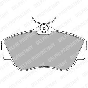 DELPHI LP918 Комплект тормозных колодок