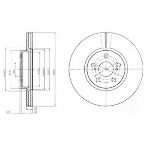 DELPHI BG4277 Тормозной диск DELPHI BG4277 Тормозной диск
