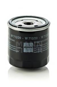 MANN-FILTER W 712/20 Масляный фильтр MANN-FILTER W 712/20 Масляный фильтр