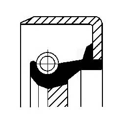 CORTECO 12011279B Уплотняющее кольцо, коленч