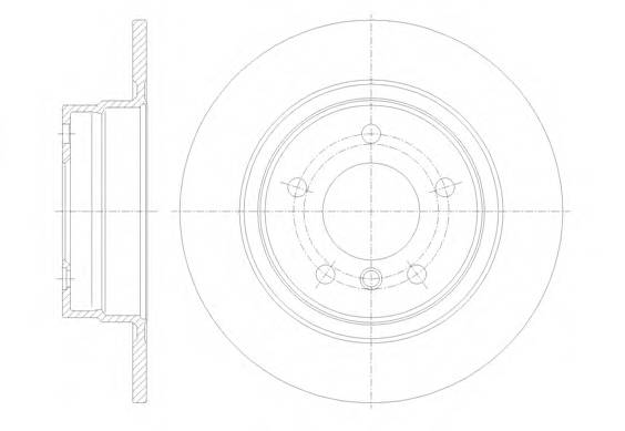 ROADHOUSE 61084.00 Тормозной диск