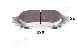 JAPANPARTS PP-228AF Комплект гальмівних колодо... JAPANPARTS PP-228AF Комплект гальмівних колодо...