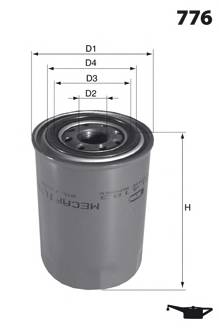 MECAFILTER ELH4262 Масляный фильтр MECAFILTER ELH4262 Масляный фильтр