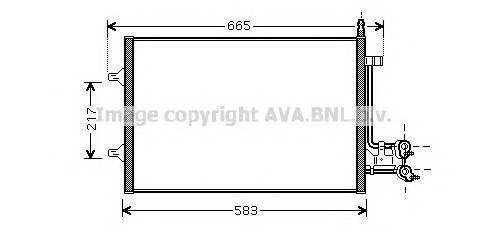 AVA QUALITY COOLING FDA5395 Конденсатор, кондиционер AVA QUALITY COOLING FDA5395 Конденсатор, кондиционер