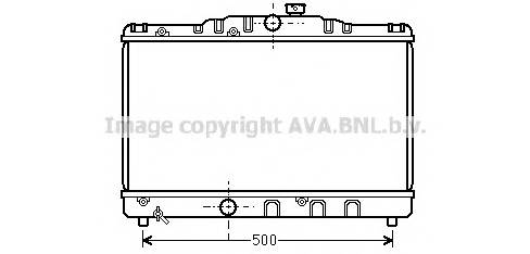AVA QUALITY COOLING TO2115 Радиатор, охлаждение двига... AVA QUALITY COOLING TO2115 Радиатор, охлаждение двига...