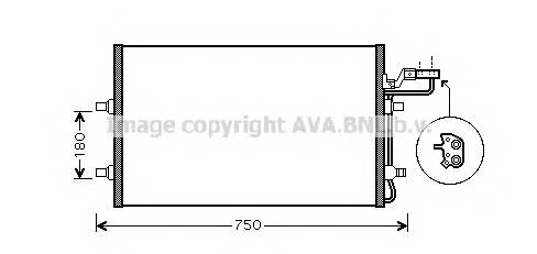 AVA QUALITY COOLING VO5149 Конденсатор, кондиціонер AVA QUALITY COOLING VO5149 Конденсатор, кондиціонер