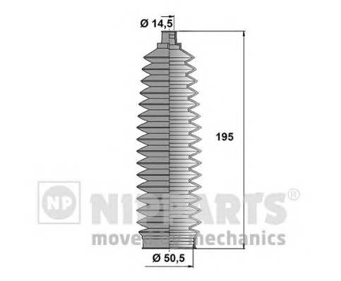 NIPPARTS N2842034 Комплект пильника, рульове ... NIPPARTS N2842034 Комплект пильника, рульове ...