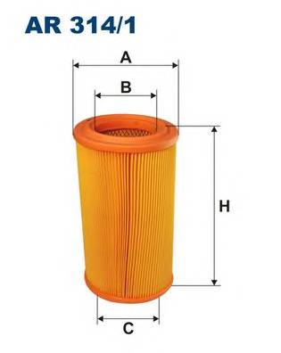 FILTRON AR314/1 Повітряний фільтр FILTRON AR314/1 Повітряний фільтр