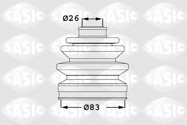 SASIC 1906017 Комплект пылника, приводно... SASIC 1906017 Комплект пылника, приводно...