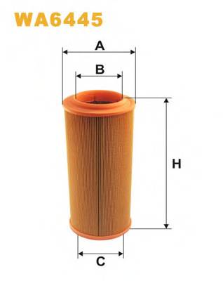 WIX FILTERS WA6445 Воздушный фильтр WIX FILTERS WA6445 Воздушный фильтр