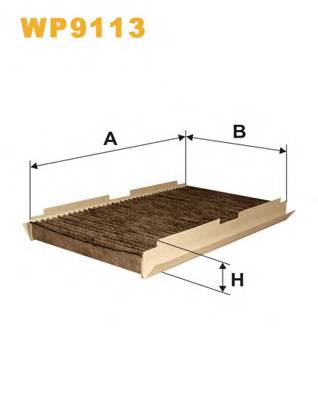 WIX FILTERS WP9113 Фильтр, воздух во внутренно