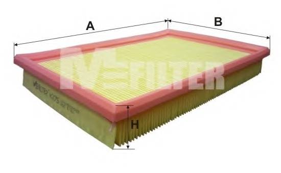 MFILTER K375 Фiльтр салону MFILTER K375 Фiльтр салону
