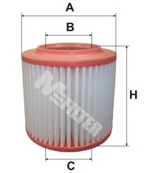 MFILTER A8048 Фильтр воздушный D152 d87 H153