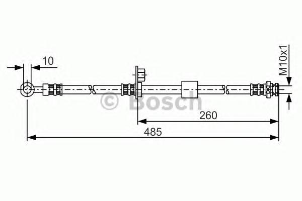 BOSCH 1 987 481 054 Тормозной шланг BOSCH 1 987 481 054 Тормозной шланг