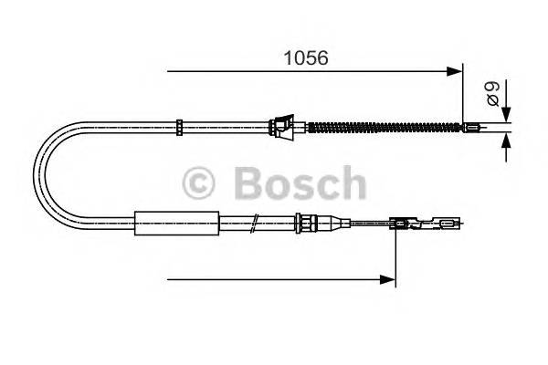 BOSCH 1 987 482 125 Трос, стояночная тормозная ... BOSCH 1 987 482 125 Трос, стояночная тормозная ...