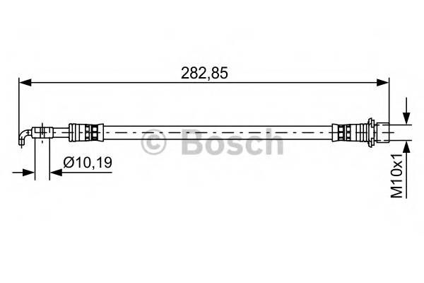 BOSCH 1 987 481 643 Гальмівний шланг BOSCH 1 987 481 643 Гальмівний шланг