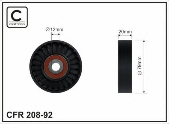 CAFFARO 208-92 Ролик CAFFARO 208-92 Ролик