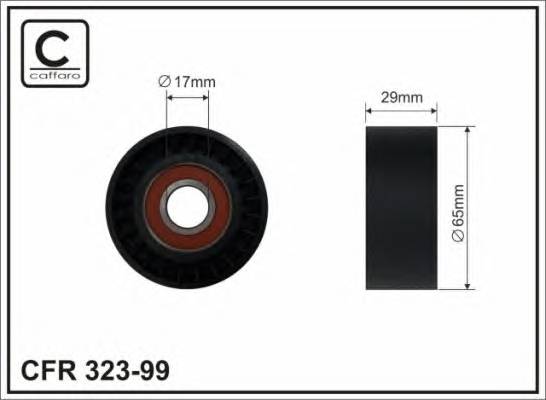 CAFFARO 323-99 Ролик CAFFARO 323-99 Ролик