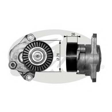 GATES T38319 Натяжной ролик, поликлинов