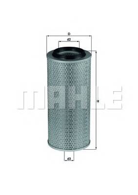 KNECHT LX 275 Повітряний фільтр KNECHT LX 275 Повітряний фільтр