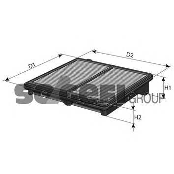 PURFLUX A1502 Воздушный фильтр