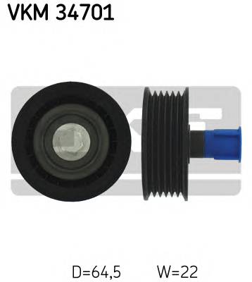 SKF VKM 34701 Паразитный / ведущий ролик, 